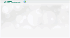 Desktop Screenshot of humanvern.no